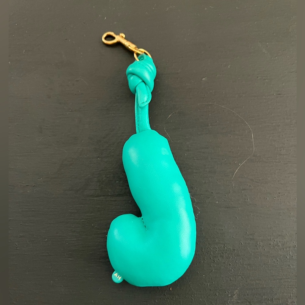 Anna Hindmarch Letter J charm keychain
